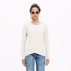 Madewell Feature Pullover Sweater Oatmeal XS
